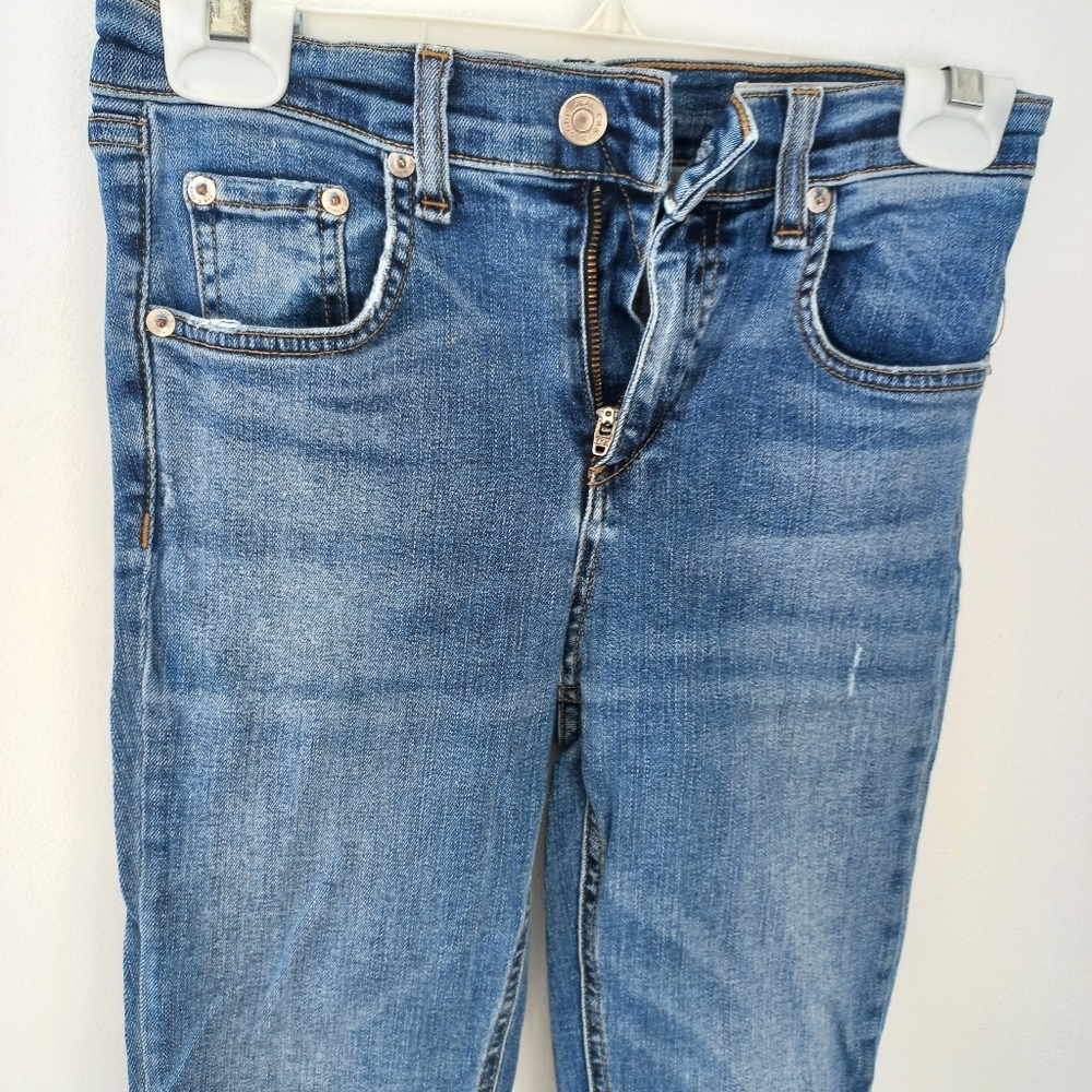 Rag & Bone Women's Mid-Rise Blue Distressed Skinny Jeans Size 25 US - Picture 5 of 16